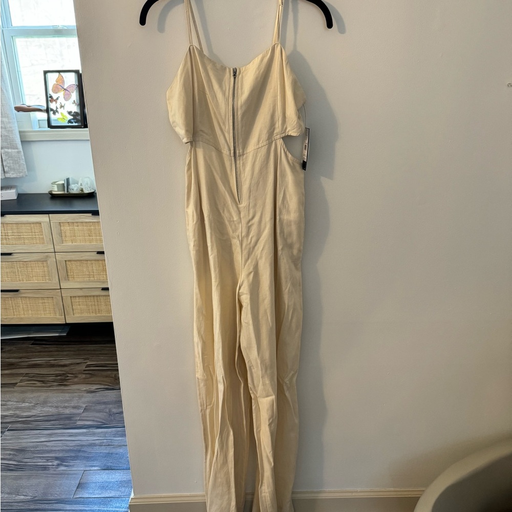 Elegant Cream Jumpsuit